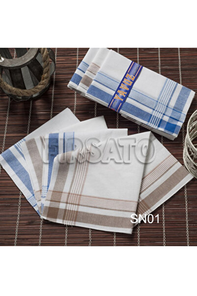Fırsato Yavuz Kumaş Mendil 12'li Kutulu Set 39x39cm