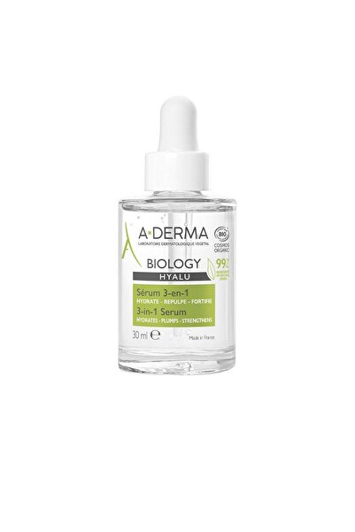 A-DERMA BIOLOGY ser facial hidratant și revitalizant cu acid hialuronic 30 ml