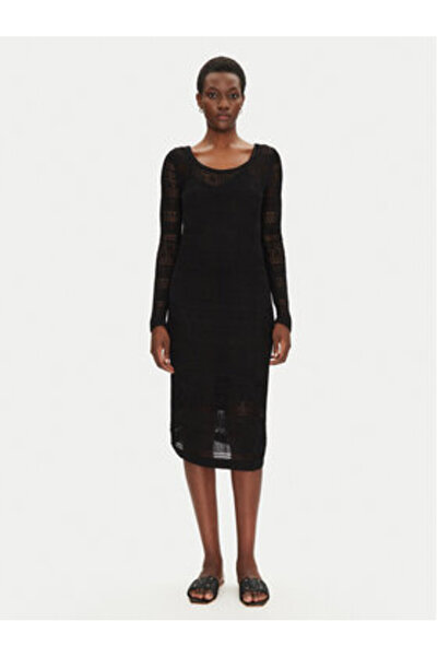 Morgan Γυναικείο Πλεκτό Φόρεμα 251-RMPIMA Μαύρο
