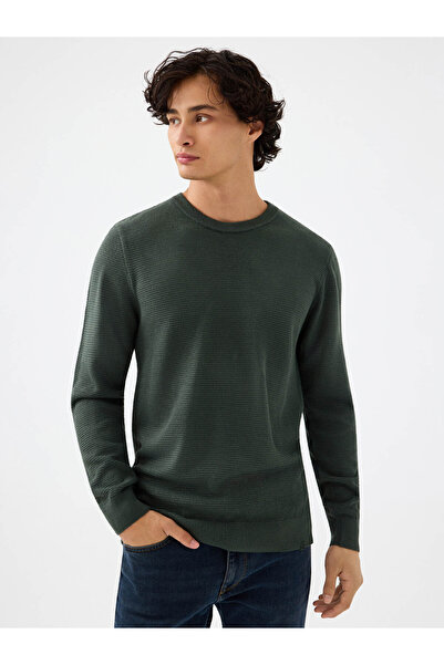 Loft Regular Fit Khaki Men's Sweater Lf2040477