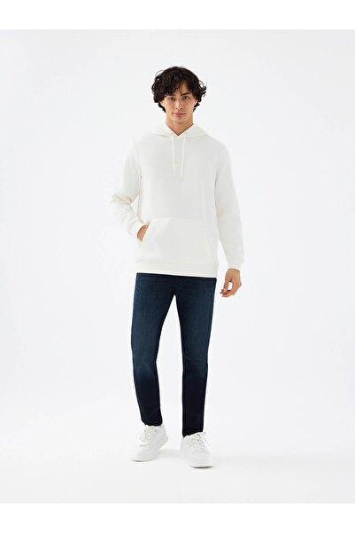Loft Regular Fit White Men's Sweatshirt Lf2041082