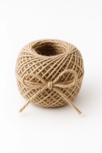 Mçb Group 100 متر من خيط الجوت الرفيع، خيط للربط، خيط للأكياس، خيط للزينة، خي...