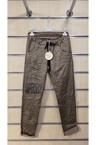 Park Moda Italian Leather Look Trousers