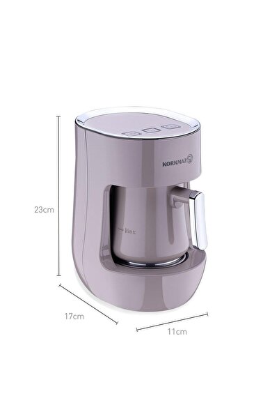 Empressco Bej Granit Sütlü Kahve Makinesi, şık ve kullanışlı tasarım