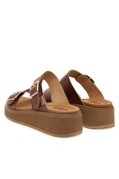 PIKOLINOS Γυναικείες σαγιονάρες καφέ PIKOLINOS-W9D-1505 250 BRANDY