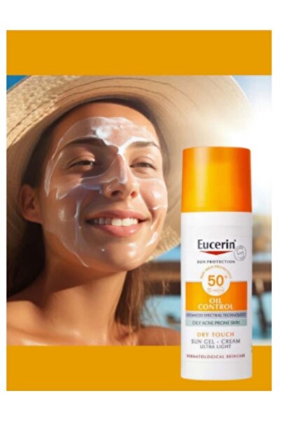 EUICERIN جل الشمس الخفيف للغاية بعامل حماية من الشمس 50+ للبشرة المعرضة لحب ا...