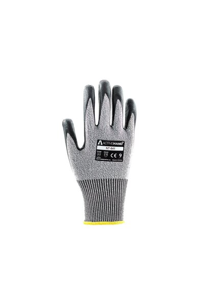 ACTIVEHAND Nt 641 Gr/Sy No:8 3/4 Foam Nitrile Coated Polyester Cut Resistant ...
