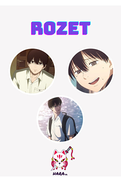 Hara Company The Summer Hikaru Died Animesi Yoshiki Anime Rozet Seti 3’lü