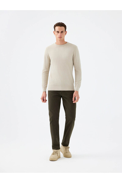 Loft Ανδρικό πουλόβερ Regular Fit Stone Lf2040477