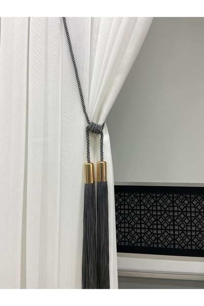 Akcan Antrasit Renk Altın Vera Uzun Braçol