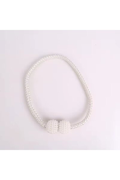 TİEBACK 2 قطع أربطة ستائر مغناطيسية بلؤلؤ – مشابك تعليق للستائر – تصميم عصري