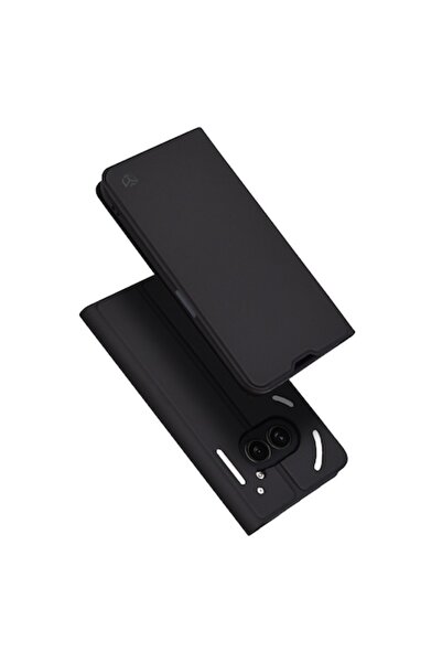 Fils Husă de protecție pentru Nothing Phone 2a/2a Plus, Magskin Book, F29, piele, culoare închisă intensă