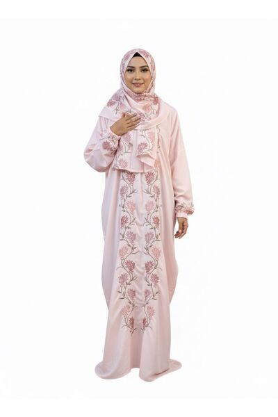 ELEGANT G Embroidered prayer shawl {zipper} luxury tie with scarf