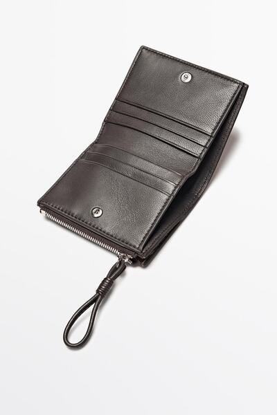 Massimo Dutti Desenli deri cüzdan