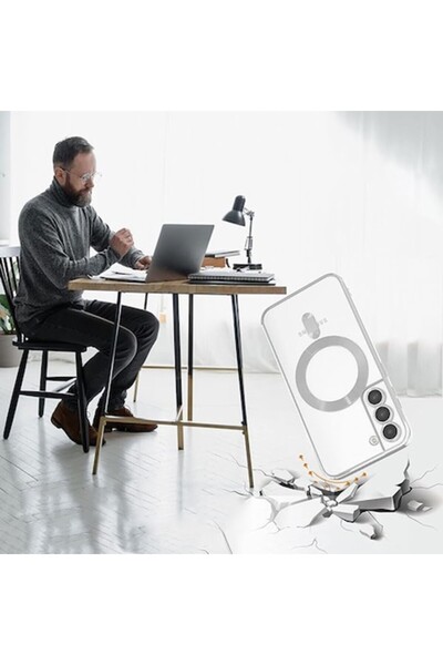 Fils Carcasă de înaltă protecție pentru Samsung Galaxy S21 Plus 5G, Luxury Crystal MagSafe, F68, rezistentă la temperaturi ridicate Pl