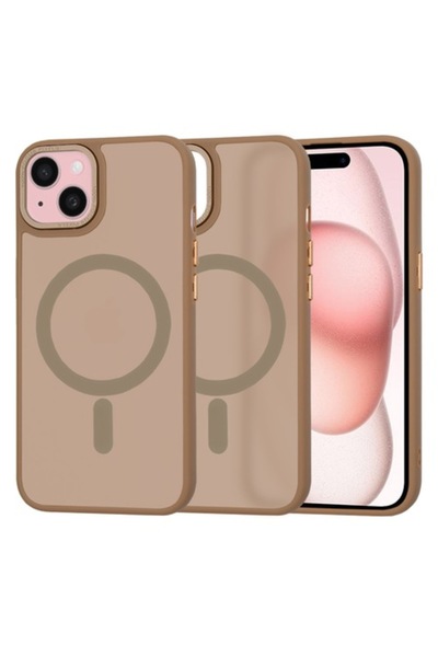 FİL Carcasă de protecție pentru iPhone 15, O53, Lexgard, maro deschis, culoar...