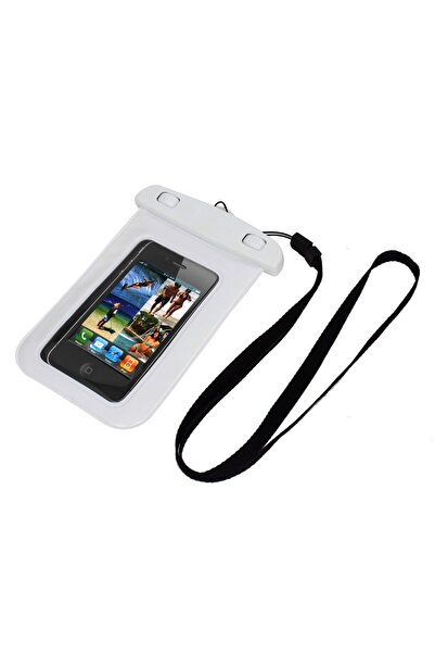 Fils Waterproof High Protection Case for 6-inch Phone - Usams Bag, F24, Hard Plastic, Pearl White