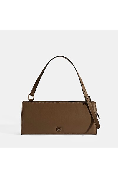 Desa Women's Brown Leather Shoulder Bag