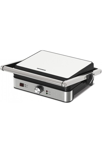Heinner Grill electric SunsetGrill HEG-K2000SS, 2000W, placi fixe cu invelis ...