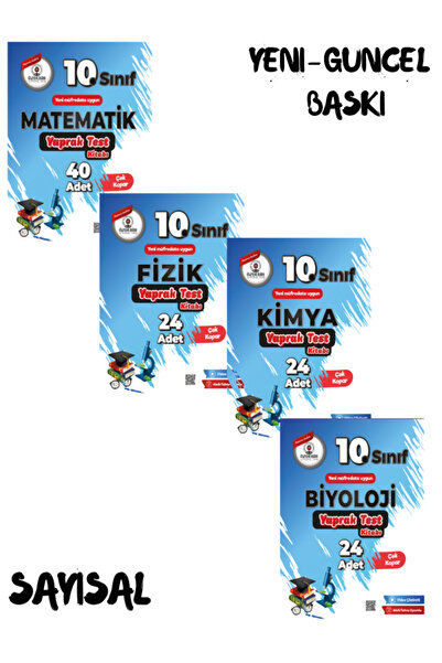 ÖZDEBİR YAYINEVİ 10.Sınıf Sayısal Yaprak Test Seti Güncel Yeni Baskı