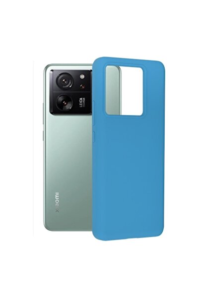 SOFAL Husă pentru Xiaomi 13T/13T Pro, silicon cu margini moi, O42, albastru d...