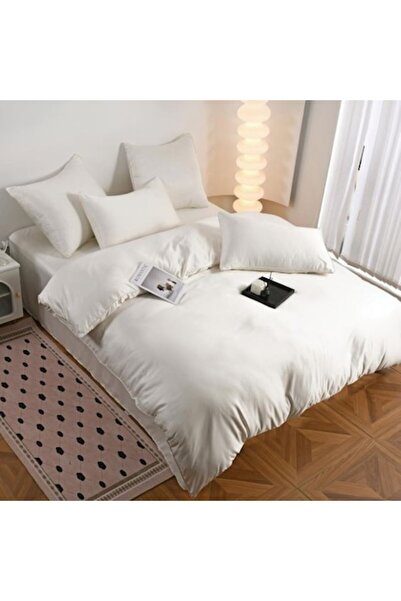 Casa de Vis Double Bed Linen Set, 6 Pieces, Satin, 240 x 245 cm, uni,