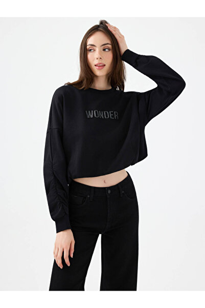 Loft Hanorac pentru femei Lf2040690 NEGRU