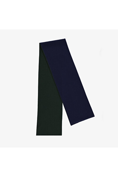 Nautica Unisex Lacivert Çift Taraflı Atkı