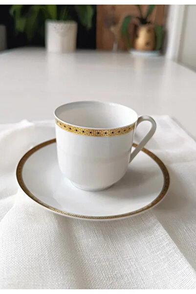 ABBETC Nurantik Arzberg Tea Cup Gold Gilded 2 Pieces 150 ml