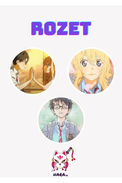 Hara Company Your Lie in April Animesi Kaori Miyazono ve Kōsei Arima Anime Ro...