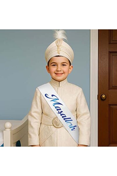 parti show Maşallah Yazılı Kağıt Varaklı Sünnet Kuşağı