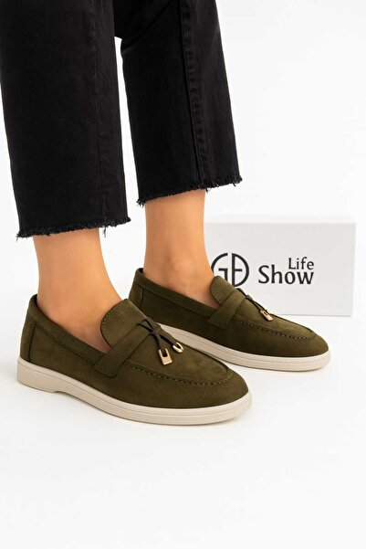 SHOW LİFE women's daily comfortable suede shoes