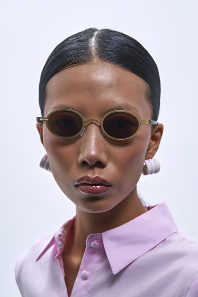 Bilge Karga Forge Antique Gold Brown Sunglasses