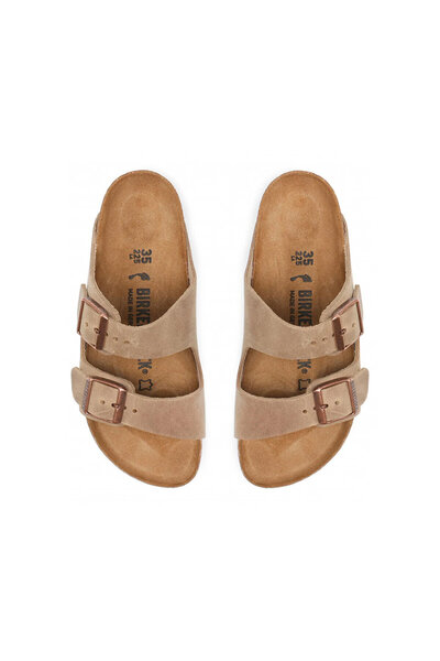 Birkenstock Arizona Leoi Unisex Terlik 352203-20322 Kahverengi