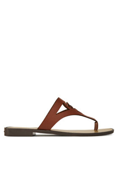 Karl Lagerfeld Γυναικείες σαγιονάρες καφέ KARL LAGERFELD-KL80407 022 ΤΑΜΠΟΥΑΝ...