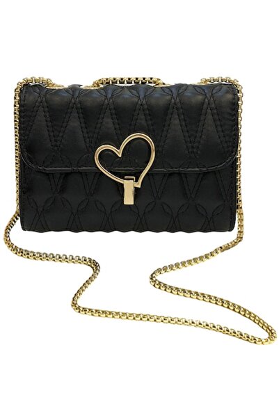 OptimStar Geantă de damă, piele naturală, casual și de ocazie, 3 compartimente principale, 18.5x13x7.5 cm, Negru