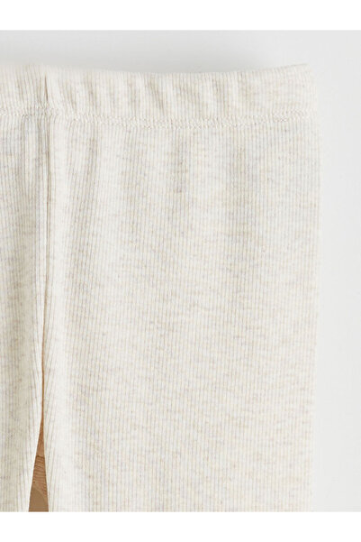 LC Waikiki Beige Elastic Waist Girls' Pajama Bottoms