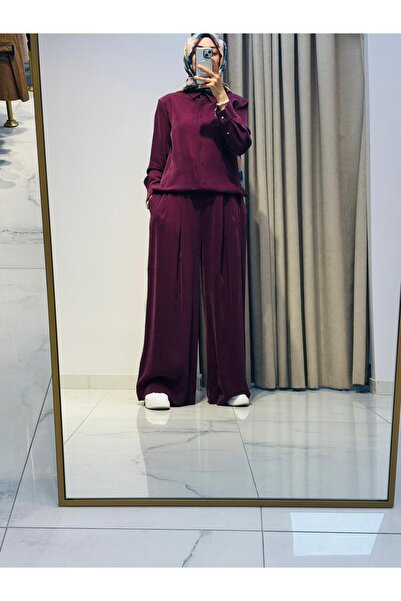 Miori TAŞLANMIŞ MODAL PANTOLONLU TAKIM