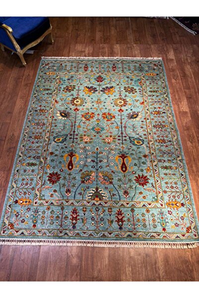 İpek El dokuma Afgan halısı