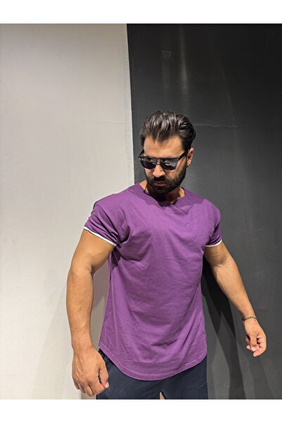 Bas Body FitnessWear Kollar BOMBA Gibi Gösteren Dar Kol Mor Oversize Özel Ser...