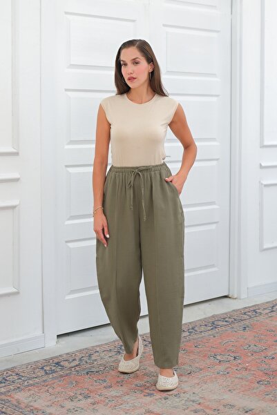 QANU Muslin Trouser Suit Green