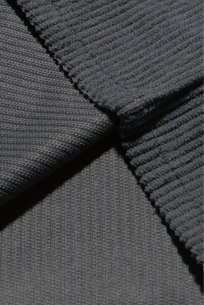 Oksit Linno Slim Fit Covered Double Pocket Corded Fabric Men's Velvet Shirt