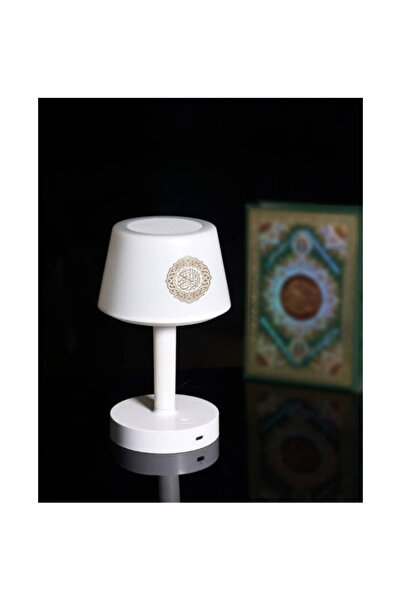 equantu 7 Colors LED Touch Quran Speaker Table Lamp 8GB with 16 Reciters Plus, 16 Translations (SQ-9