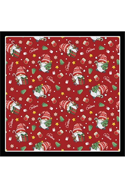 tarzınısec Новий сезон Новий рік з малюнком Бандана Шарф Новий рік Подарунок Шарф Estascarf 70x70 см