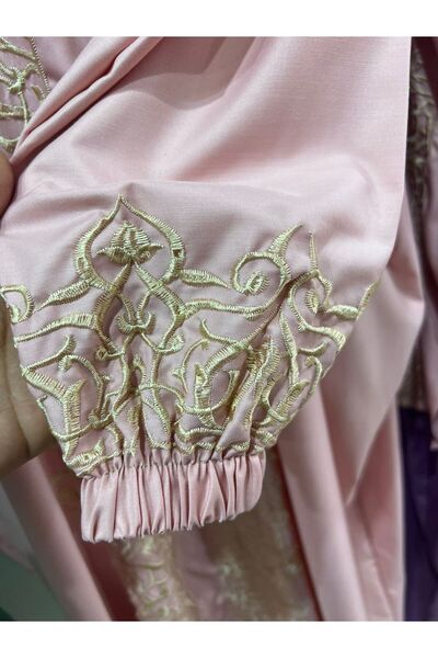 ELEGANT G Embroidered prayer shawl {zipper} luxury tie with scarf