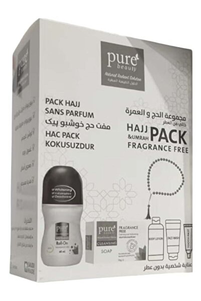 PURE BEAUTY Hajj and Umrah set, fragrance-free