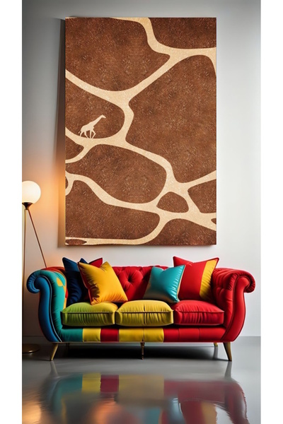 özkacar CAMERĂ DE COPII CRECHÉ GIRAFA POSTU Home Perete Salon Salon de înfrum...