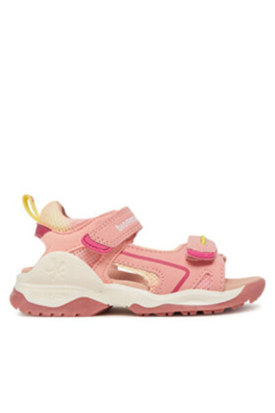 BIOMECANICS Σανδάλια για κορίτσια ροζ BIOMECANICS-252246 B488 CORAL (NOBUCK) S