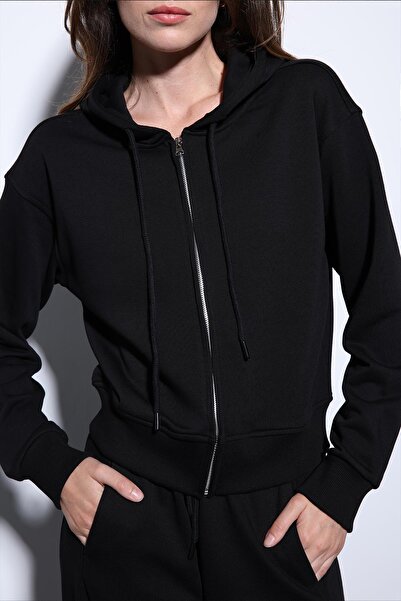 Antioch Women's Black Hooded Sweatshirt