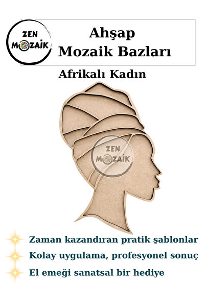 Zen Mozaik Kolay Mozaik Yapım Bazı | Boyama ve Mozaik Yapımına Uygun Hazır Şa...